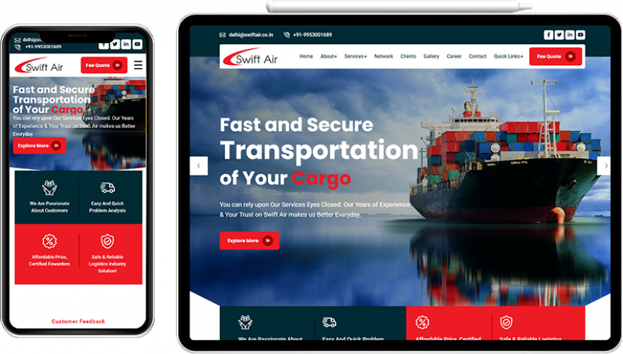 SwiftAir Transpeed Pvt. Ltd. screenshot 1