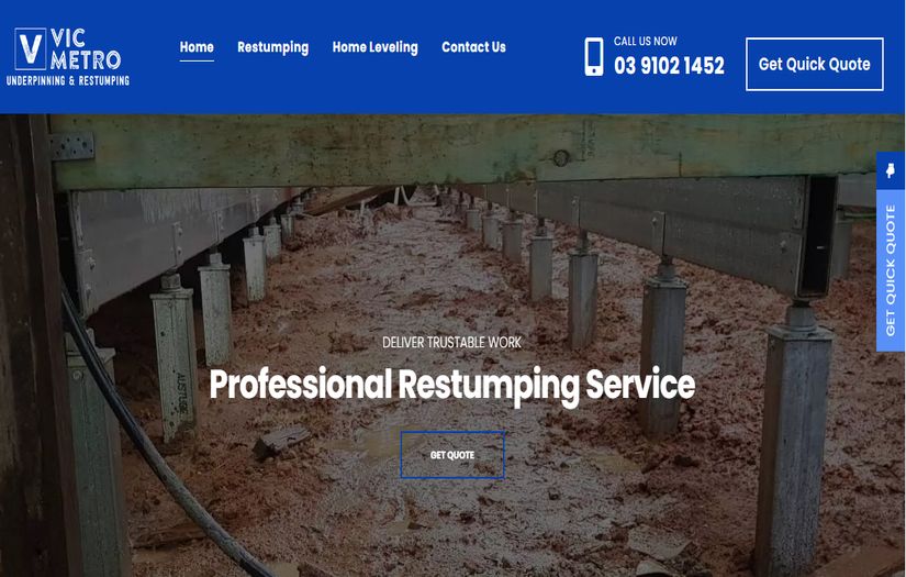 Vic Metro Underpinning and Restumping screenshot 1