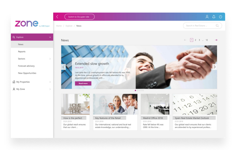 CBRE Zone screenshot 1