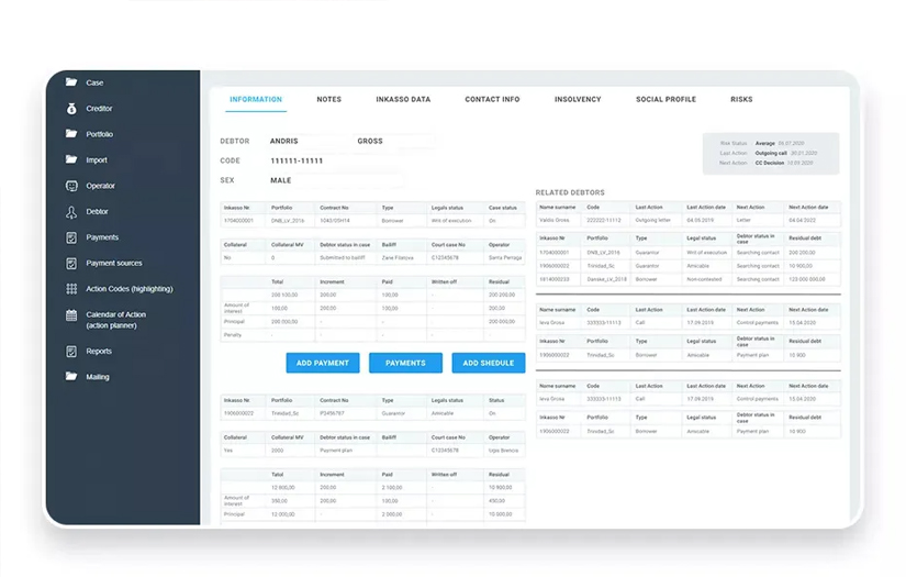 Inkasso screenshot 1