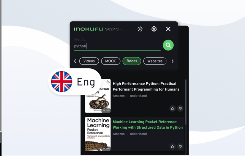 Inokufu Search screenshot 2