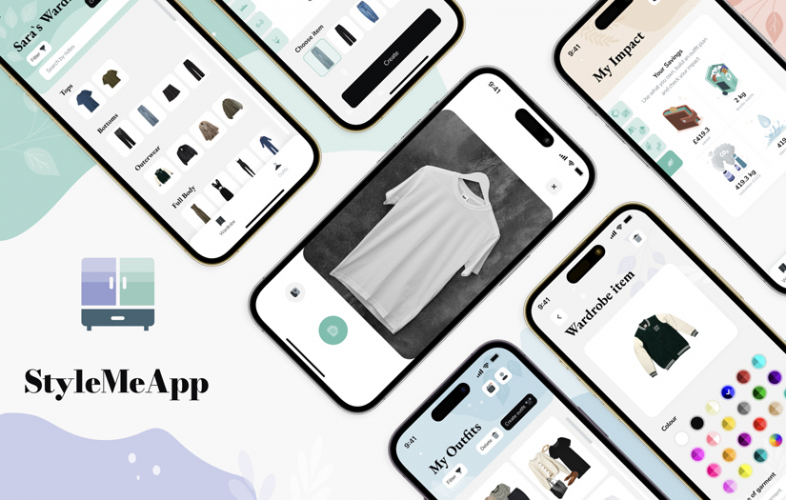 Style Me App is a digital wardrobe in the phone screenshot 3
