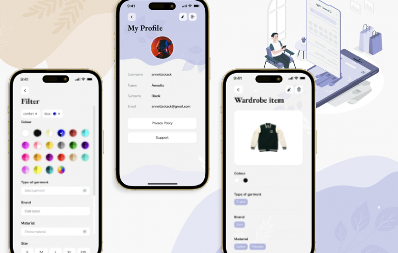 Style Me App is a digital wardrobe in the phone screenshot 2