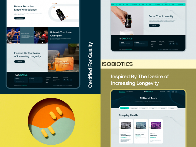 The Isobiotics is a comprehensive web portal that provides customers with easy access to their test results and personalized recommendations. screenshot 5