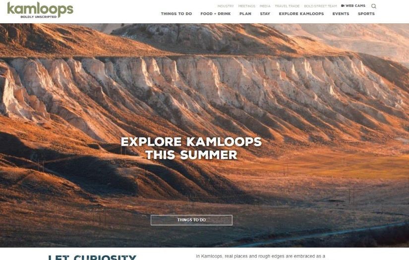 Tourism Kamloops: Increasing Awareness screenshot 1