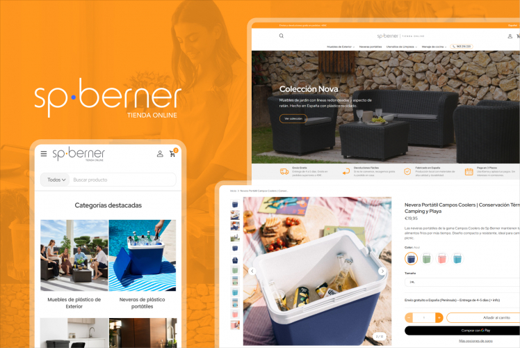 Shopify Design & Development | SP‑Berner screenshot 1