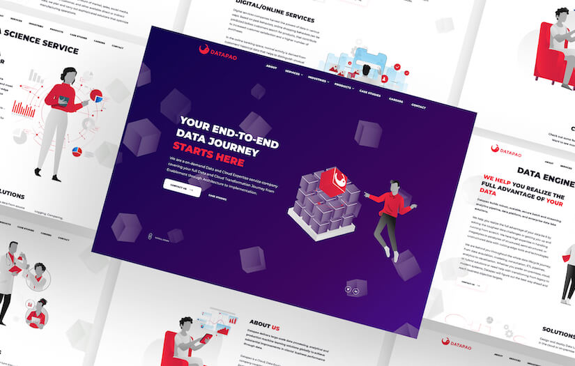 Brilliant Branding for a Data Science Company screenshot 1