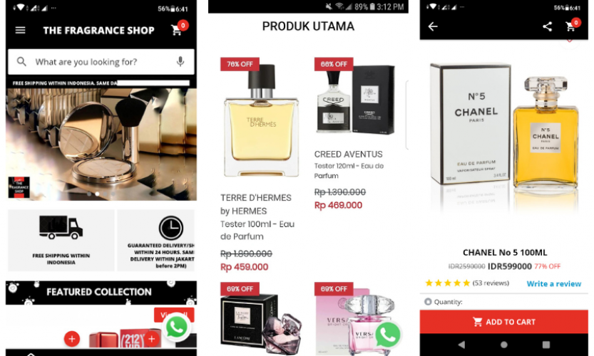 The Fragrance Shop screenshot 2