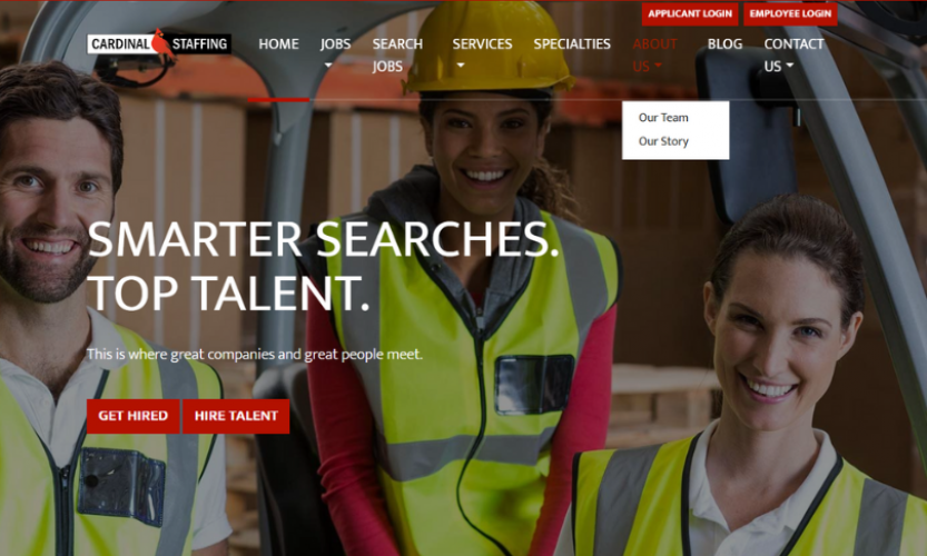 Cardinal Hire screenshot 1