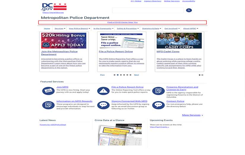 Metropolitan Police Washington DC screenshot 1