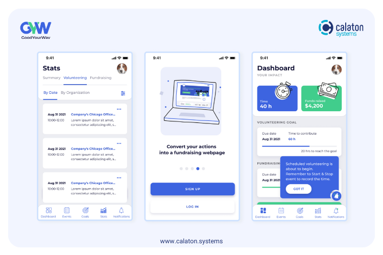 A social platform that facilitates volunteering screenshot 3