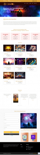 Spiritual website developed in PHP, Laravel framework screenshot 1
