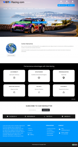 Rally Race Car Portal Switzerland developed by UnitedWebSoft.in screenshot 2