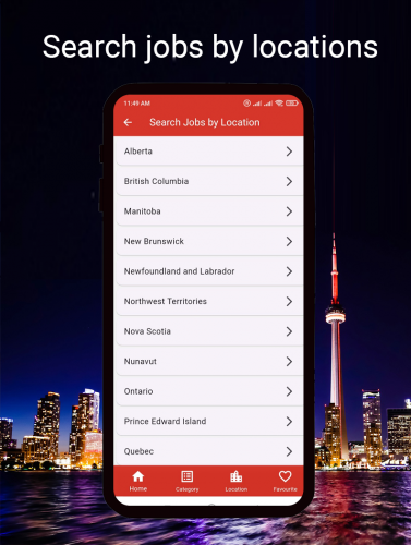 Jobs in Canada Android App Developed by UnitedwebSoft screenshot 4