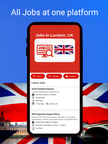 Jobs in London, UK – Mobile Job Search App screenshot 2