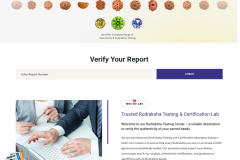 GRL Online – Gemstones & Rudraksha Testing Laboratory Website Development