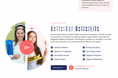 Diet & Nutrition Website Redesign