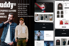 Buddy Hockey | Clothing Brand | Web Design