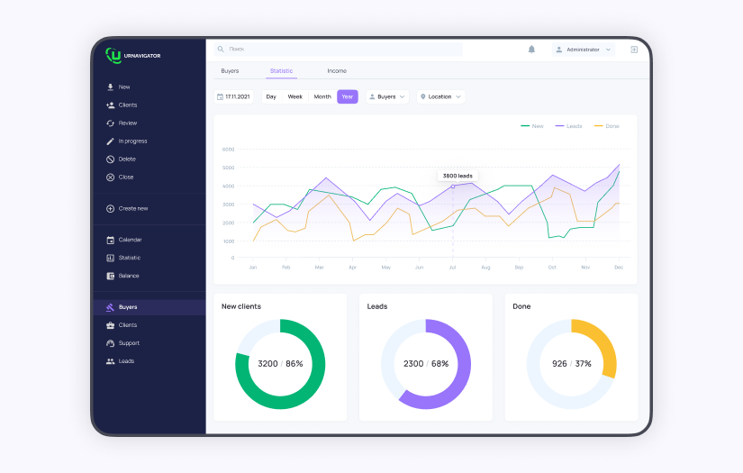 Urnavigator - platform for lawyers and law firms screenshot 1