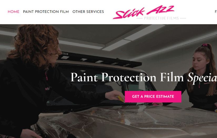 WordPress Website for Car Customization/Repair Business screenshot 1