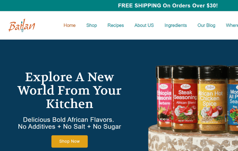 Business website using WordPress-WooCommerce screenshot 1