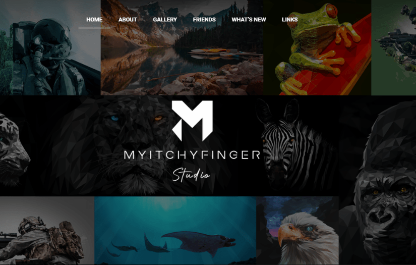 WordPress Website for NFT & Digital Arts screenshot 1