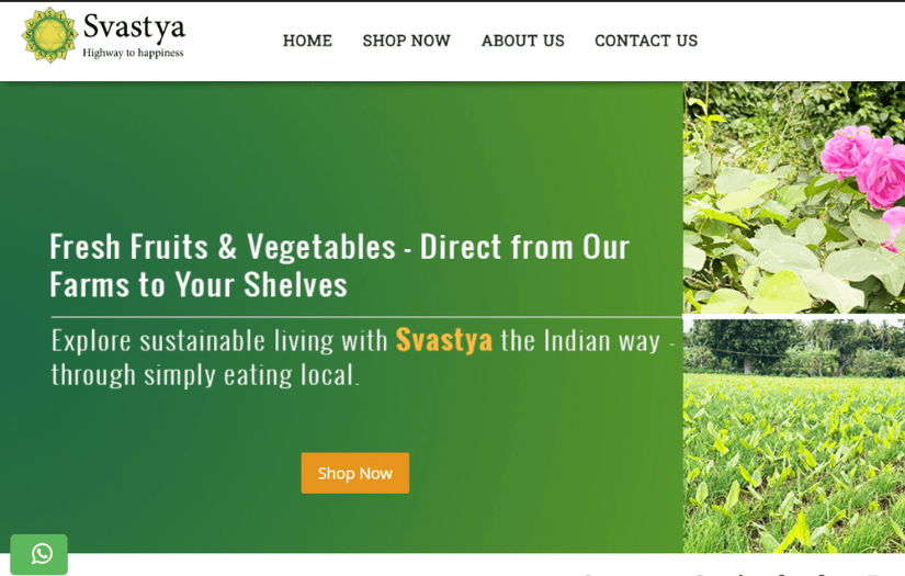 Shopify Organic Food products screenshot 1