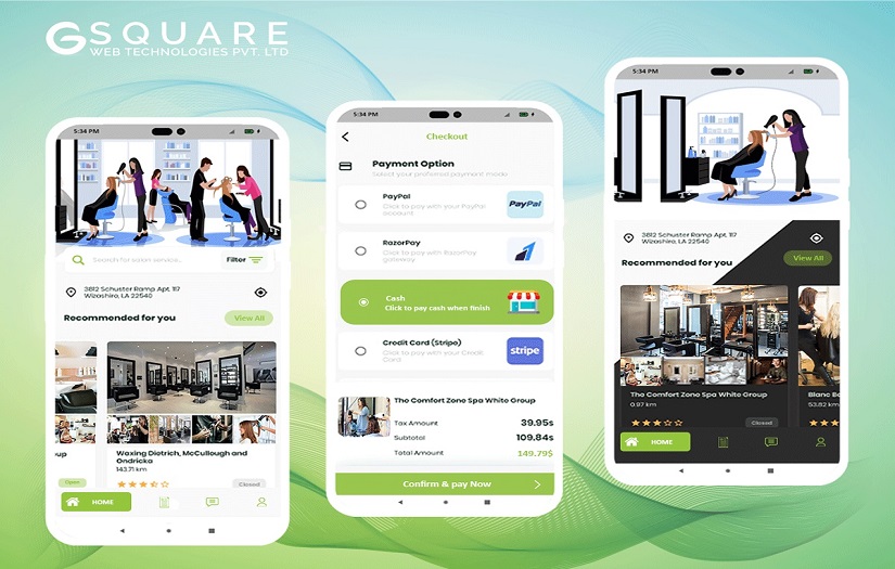 On-Demand Beauty Salon App Development screenshot 1