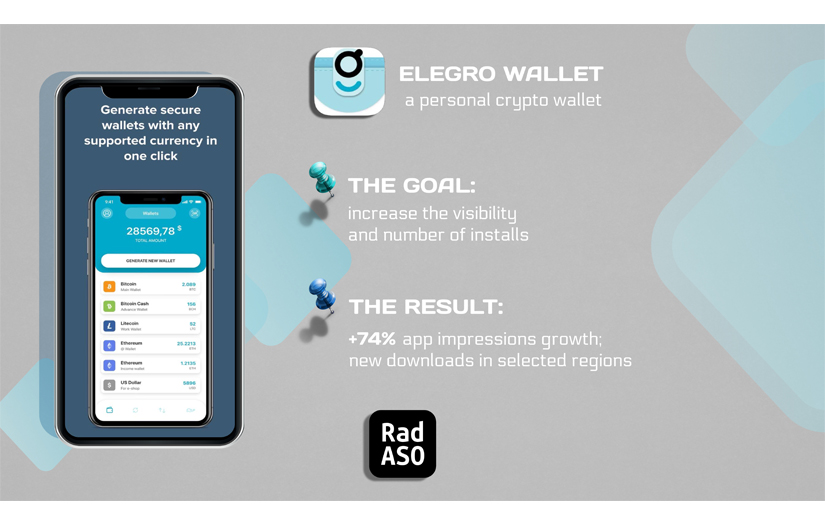 Increasing visibility for a Crypto app screenshot 1