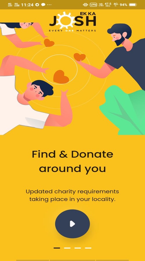 Eka Josh - Donation Application (ongoing project) screenshot 1