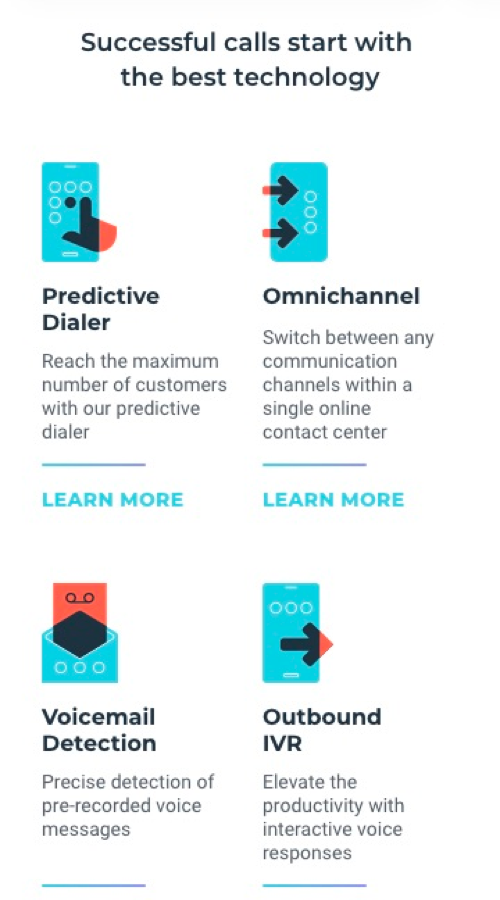 VCC -  Website Redesign for a Contact Center Software screenshot 4