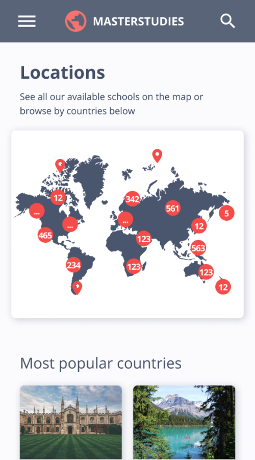 Keystone Masterstudies - UX design and research project. screenshot 3