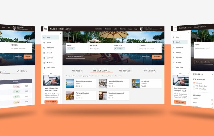 Marriott International: Asset Library Redesign screenshot 4