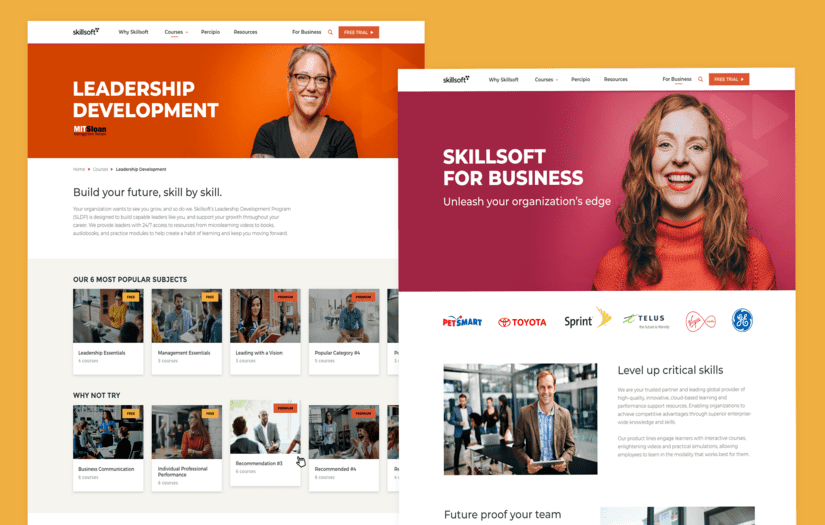 Skillsoft: A Fresh Redesign screenshot 2