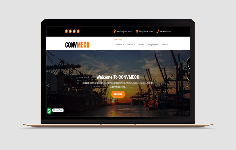 CONVMECH Engineering Company screenshot 1