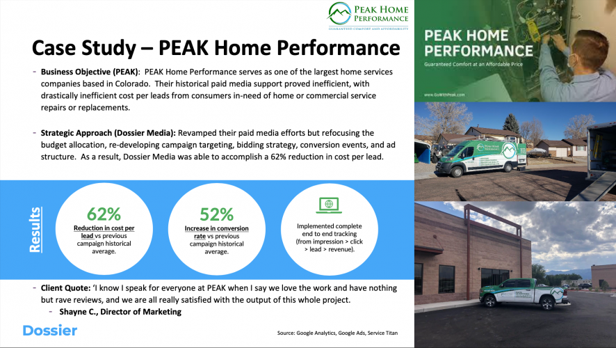 62% Reduction in Paid Media Cost Per Lead! screenshot 1