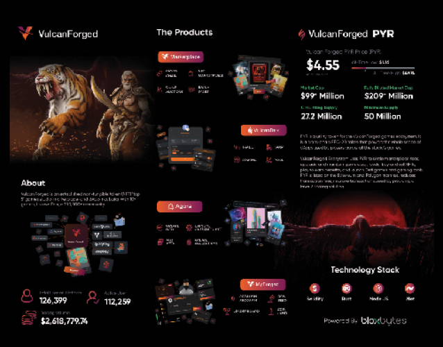 Vulcan Forged - Web3 Game Studio screenshot 1