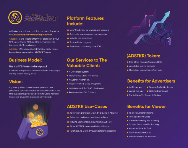 AdStaker - Stake, Click & Earn screenshot 1