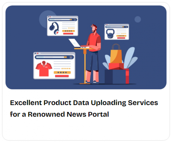Excellent Product Data Uploading Services for a Renowned News Portal screenshot 1