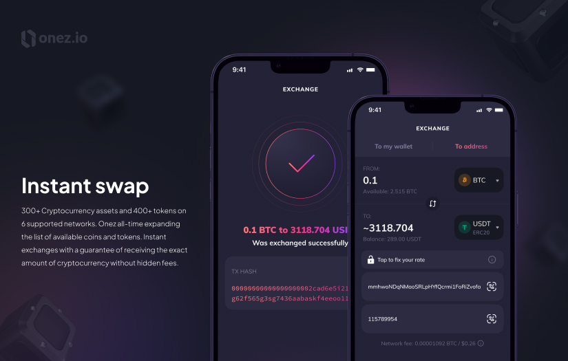 White Label Crypto Wallet by Onez screenshot 2