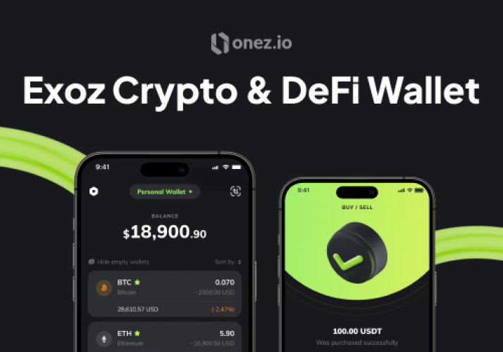 Exoz — Crypto & DeFi Wallet screenshot 1