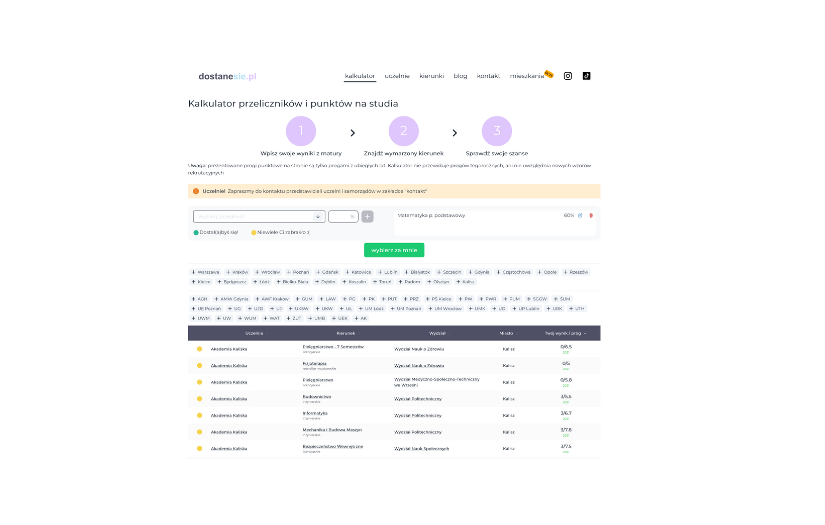 dostanesie: web app with 420 000 users per year screenshot 1