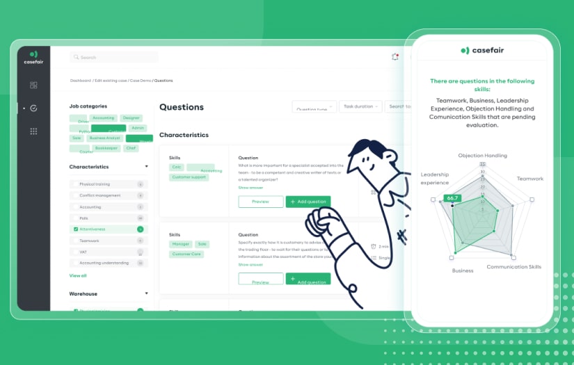 UX/UI redesign for Casefair screenshot 1