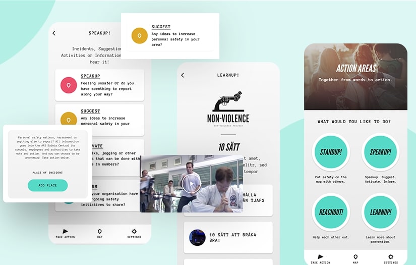 Social Platform Increasing security and engagement in everyday life screenshot 1