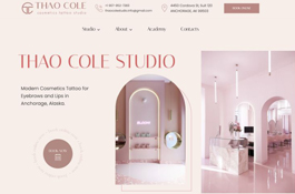 SPA NAIL AND BEAUTY WEBSITE DEVELOPMENT