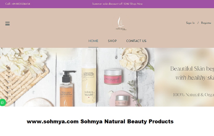 Sohmya Natural Products screenshot 1