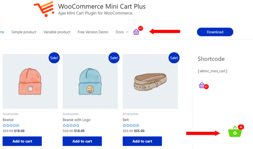 Mini Cart For WooCommerce – Shopping Cart screenshot 2