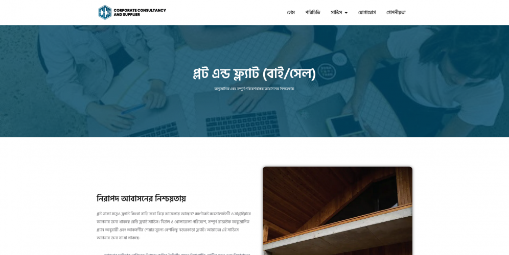 Website for a Consultancy Service Provider screenshot 5