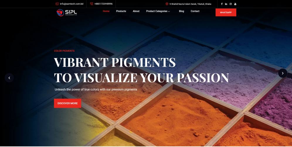 International Trading & Supplier Industry Website screenshot 5