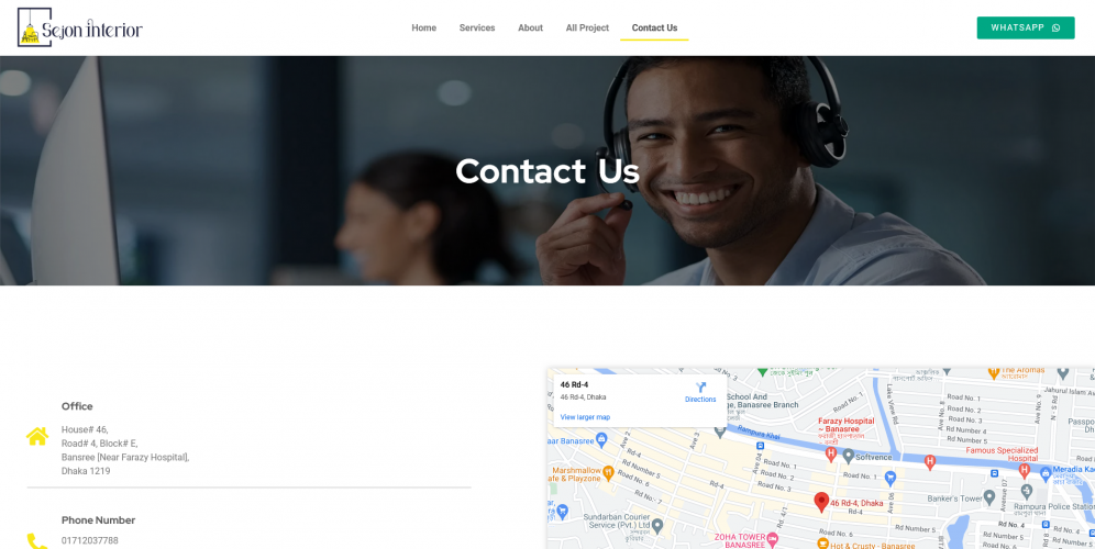 An Interior Design Studio Website Developed screenshot 5